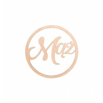 Drewniane koło MĄŻ obręcz...