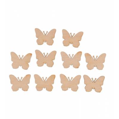 Scrapki drewniane motyle...