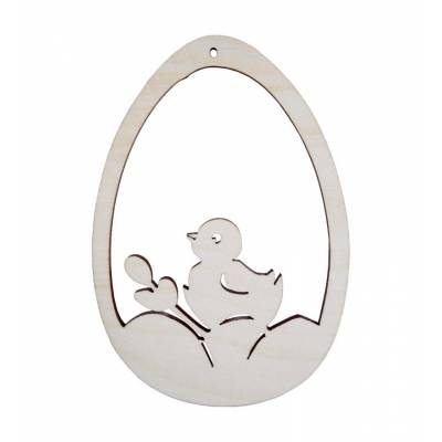 Jajko drewniane zawieszka...