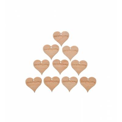 Podziękowanie serce grawer...