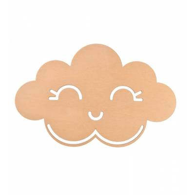 Makrama baza z sklejki chmurka