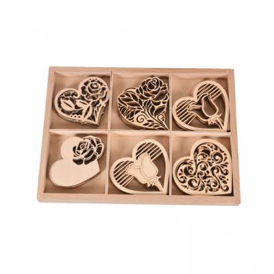 Komplet 30 sztuk serc...