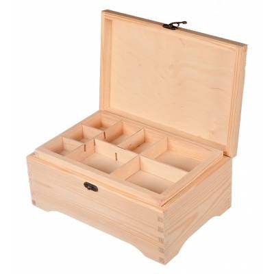 Drewniane pudełko z...