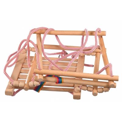 Drewniana huśtawka dla...