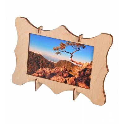 Drewniana ramka na zdjęcia...