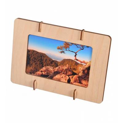 Drewniana ramka na zdjęcia...