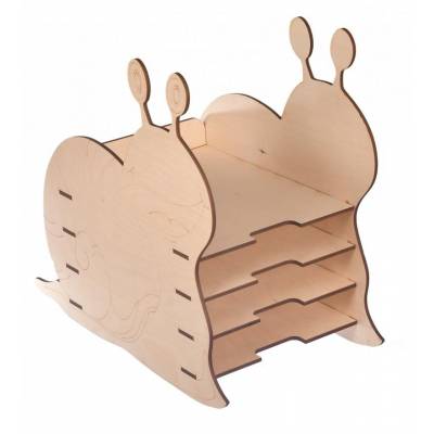 Drewniany organizer na...