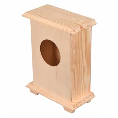 Drewniane pudełko na zegar