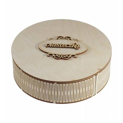 Pudełko drewniane okrągłe...