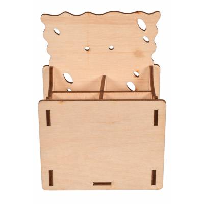 Drewniany organizer na...