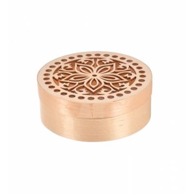 Drewniane pudełko okrągłe...