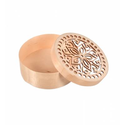 Drewniane pudełko okrągłe...