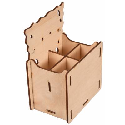 Drewniany organizer na...