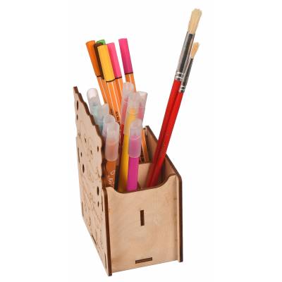 Drewniany organizer na...