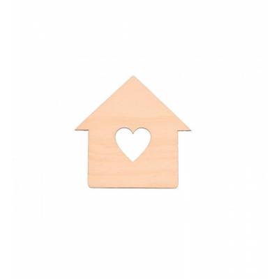 Drewniany dekor domek z...