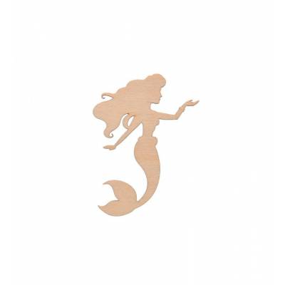 Drewniany dekor SYRENKA
