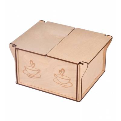 Drewniane pudełko na...