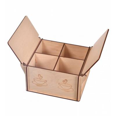 Drewniane pudełko na...