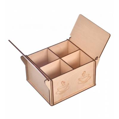 Drewniane pudełko na...