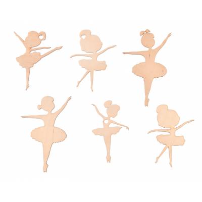 Scrapki drewniane baletnice...