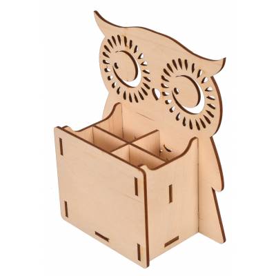 Drewniany organizer na...