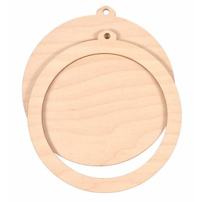 Drewniana zawieszka na...