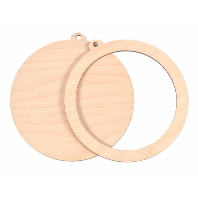 Drewniana zawieszka na...