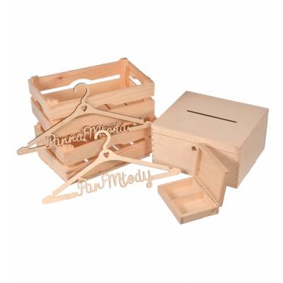 DREWNIANE PUDEŁKO NA...