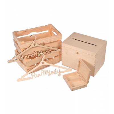 Drewniana skrzynka na...