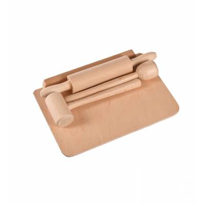 Drewniane zabawki – zestaw...