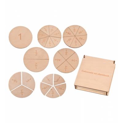 Układanka do nauki ułamków