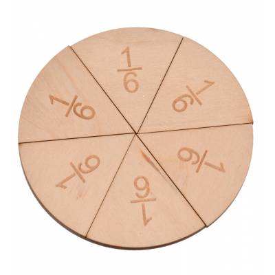 Układanka do nauki ułamków