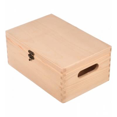 Skrzynka drewniana z zapięciem