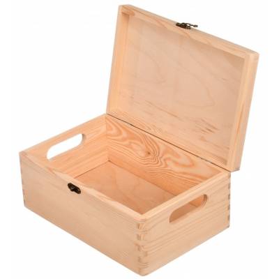 Skrzynka drewniana z zapięciem