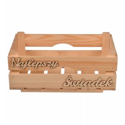 Drewniana skrzynka dla Świadka