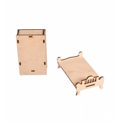 Komplet mebli drewnianych...