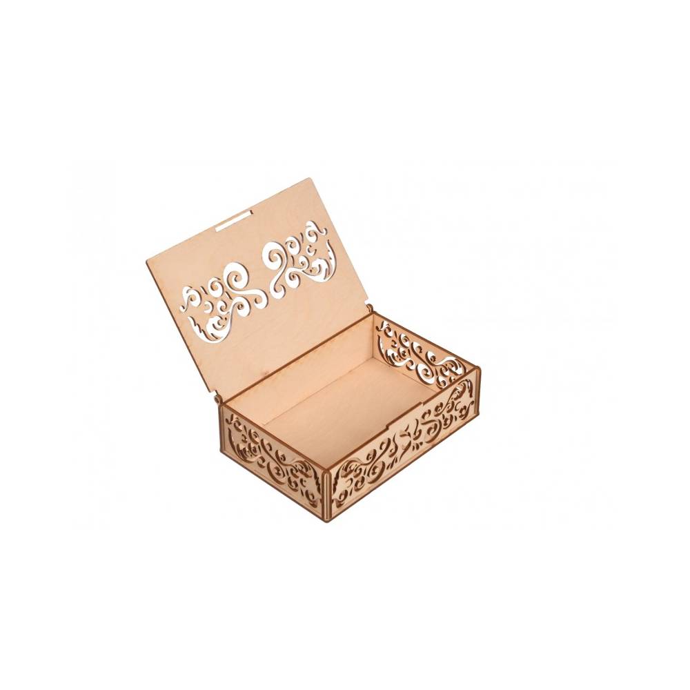 Pudełko drewniane na biżuterię