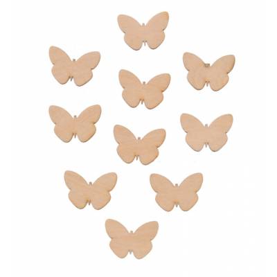 Scrapki drewniane motyle...