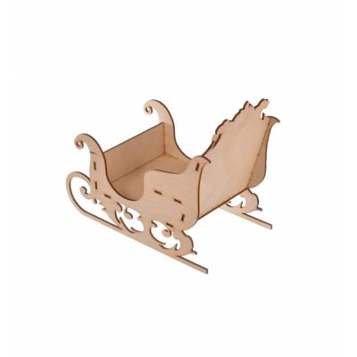 Sanie drewniane dekoracja...