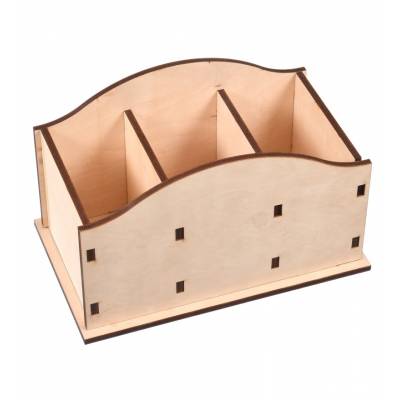 Drewniany organizer na...