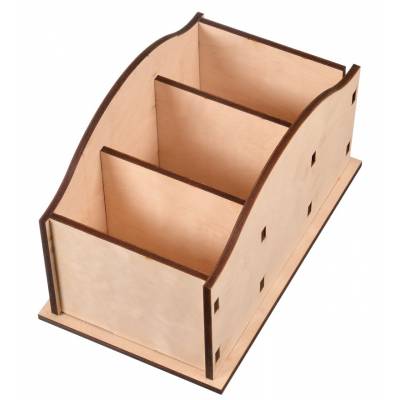 Drewniany organizer na...