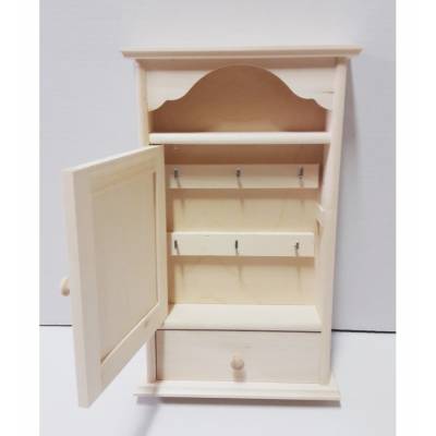 Drewniana szafka na klucze...