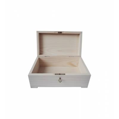 Drewniany kuferek szkatułka...