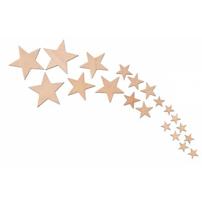 Scrapki gwiazdki komplet