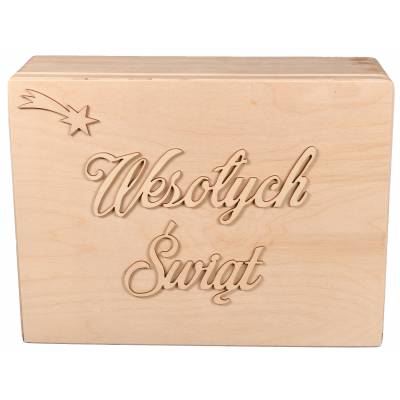 Pudełko drewniane na...