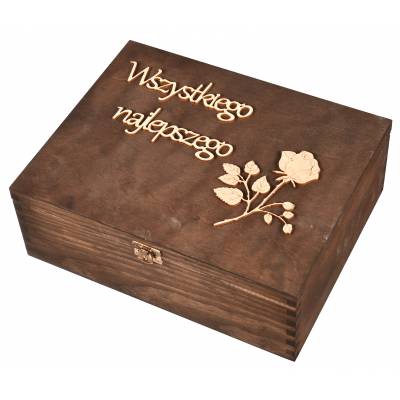 Drewniana skrzynka na...