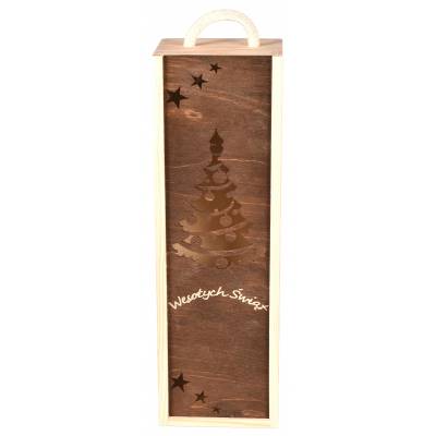 Drewniane pudełko na wino...