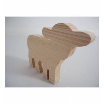 Drewniany szablon owieczka...