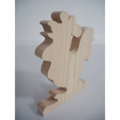 Drewniany szablon kogut...