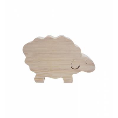 Drewniany baranek dekor do...